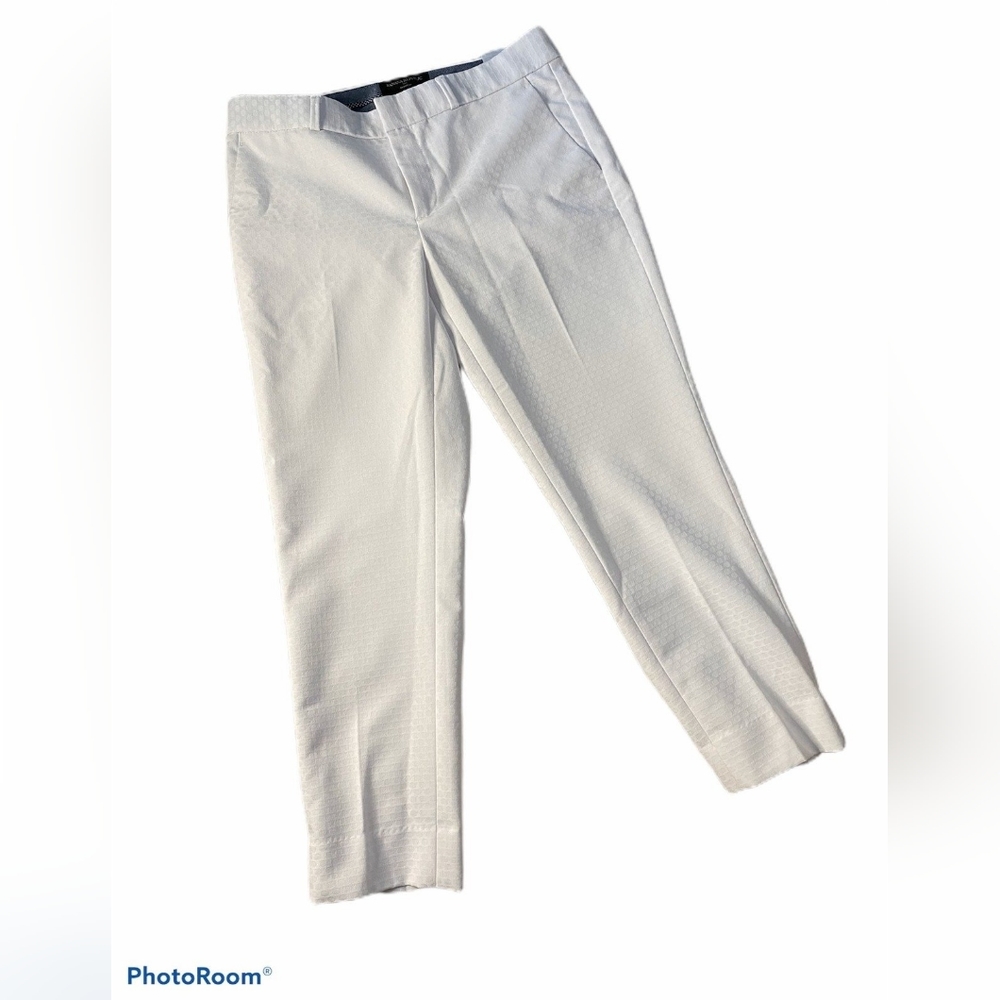Banana Republic White “Hampton” Pants